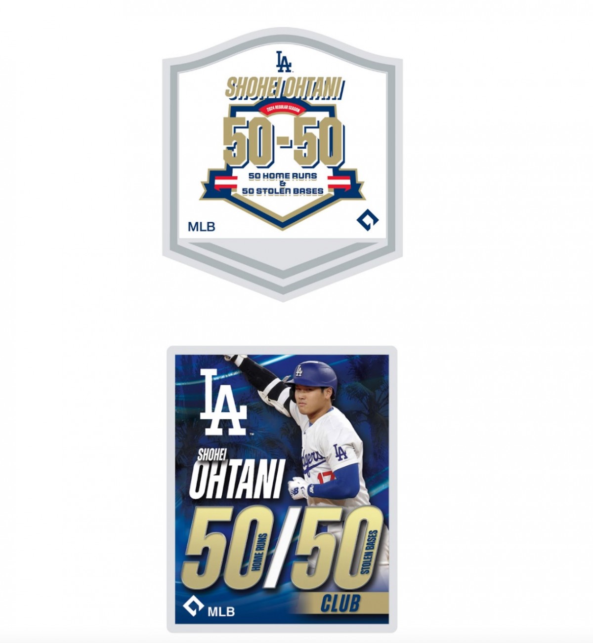 大谷翔平選手の『50本塁打-50盗塁』記念グッズ＿20240920