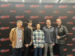 アニメ『ニンジャバットマン対ヤクザリーグ』、「ニューヨーク・コミコン2024」より（左から）中島かずき、水崎淳平、高木真司、Jose C. Garcia de Letona（Batman Aztecaプロデューサー）、Juan Meza‐Leon（Batman Azteca監督）