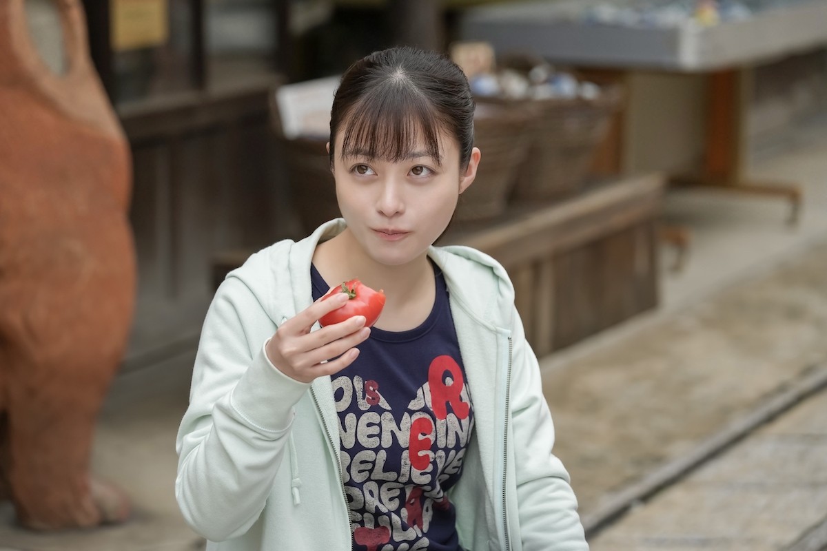 『おむすび』“風見先輩”松本怜生、“結”橋本環奈に急接近　ネット悶絶「小悪魔」「沼すぎ」