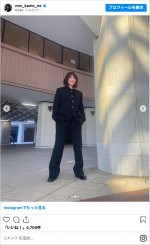 のんの学ラン姿　※「のん」インスタグラム