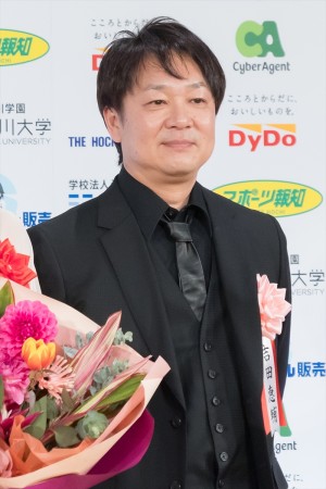 吉田恵輔監督、「第49回報知映画賞」表彰式に登場
