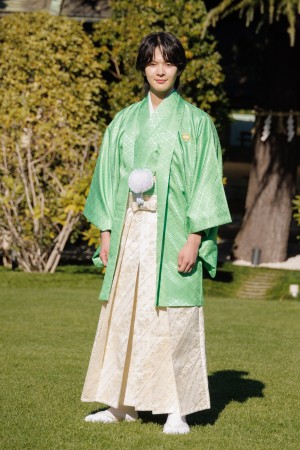 百瀬拓実、「オスカープロモーション2025年新春晴れ着撮影会」にて