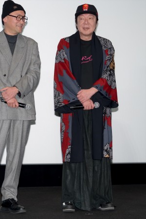 古田新太、映画『サイレントラブ』完成披露試写会に登場
