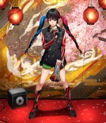 テレビアニメ『神椿市建設中。』に出演する春猿火（バーチャルアーティストグループ「V.W.P」）