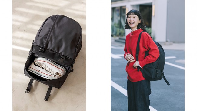 ローソン限定“2層構造バックパック”登場！　靴や着替えを分けて収納可能な男女兼用デザイン