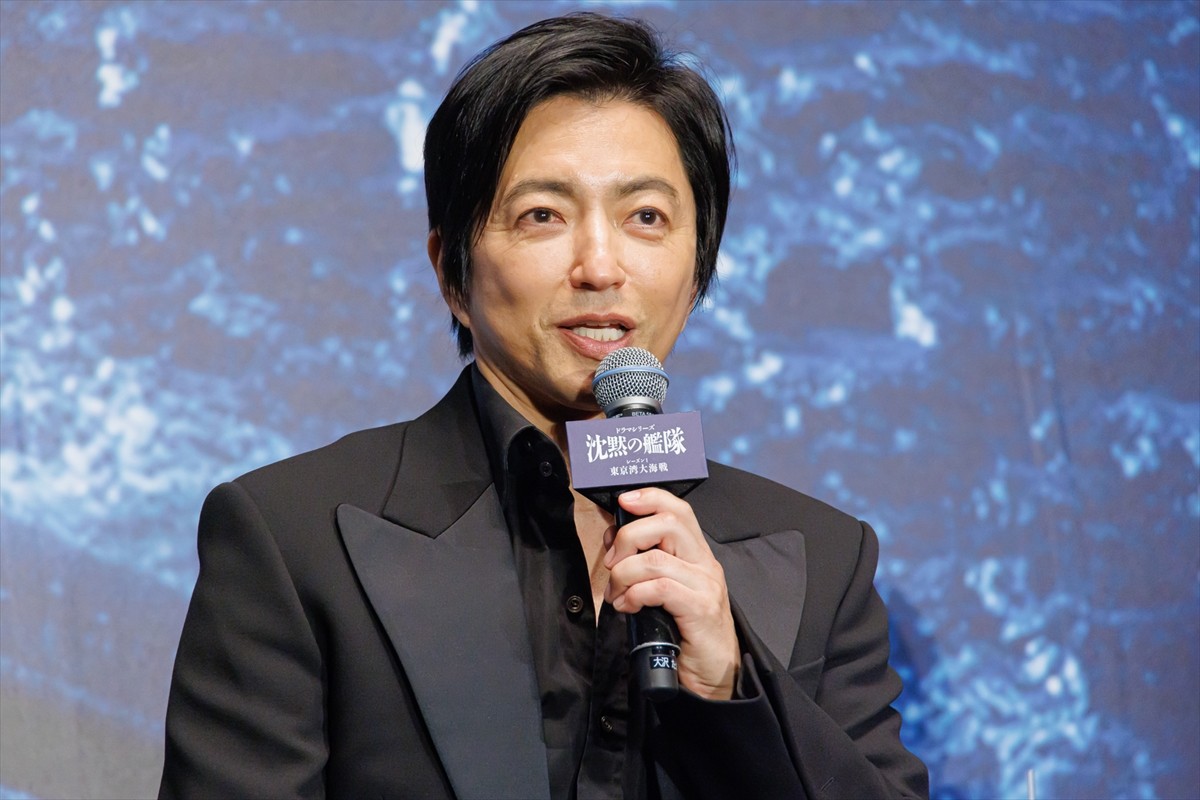 大沢たかお、『沈黙の艦隊』原作者の印象語る「子どもを手放すような寂しい表情」