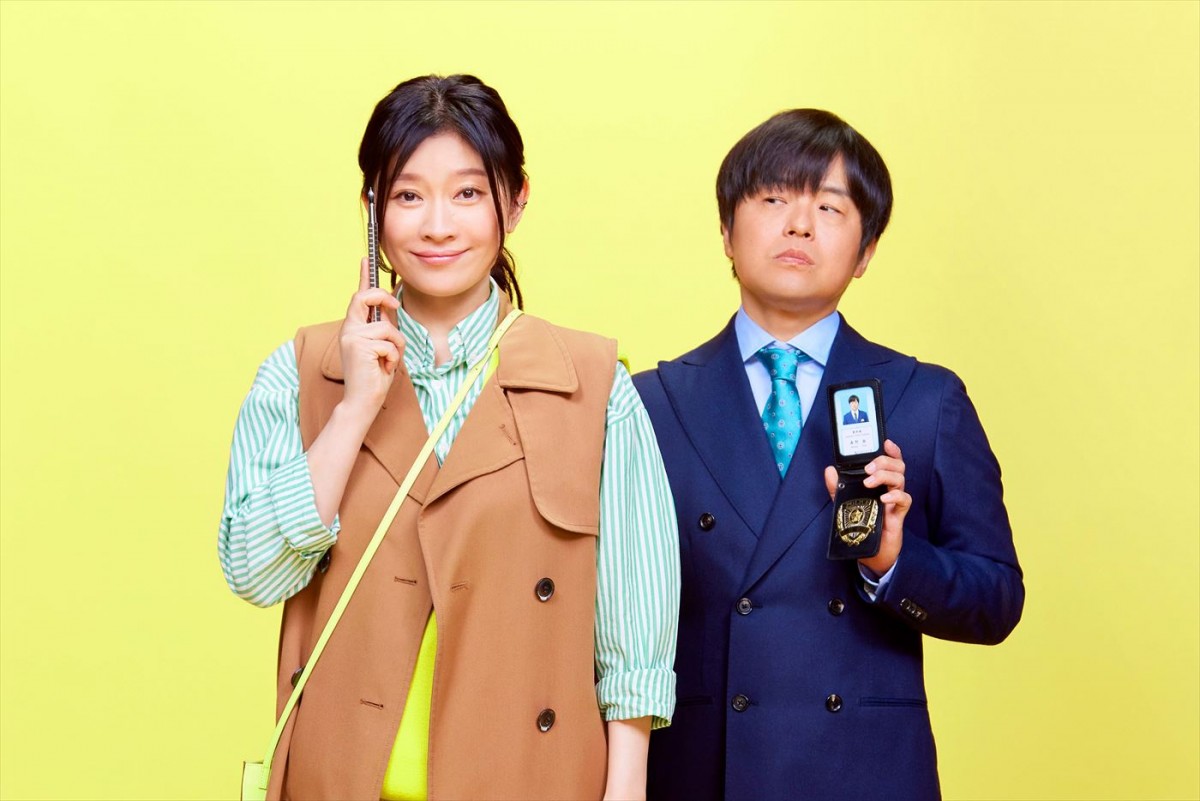 ドラマ『イップス』W主演(左から)篠原涼子、バカリズム