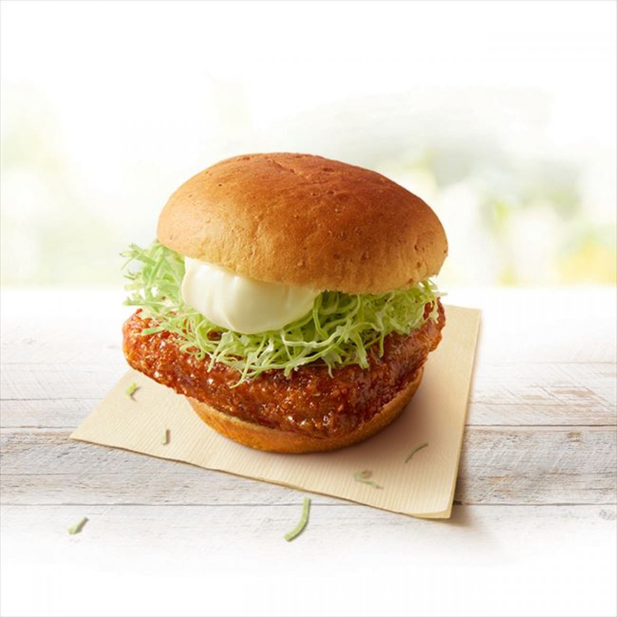 20240306 和風チキンカツバーガー本格ゆず七味