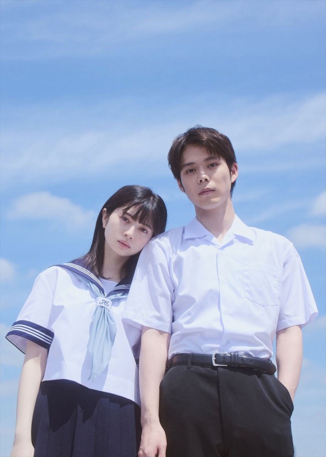 ドラマ『あの子の子ども』より（左から）主演・桜田ひより、共演の細田佳央太