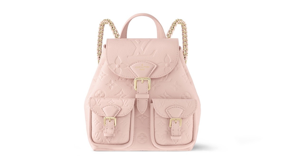 ♡鬼かわ♡FURLAピンク レザー リュック チェーン付き ♡鬼かわ♡FURLAピンク レザー リュック チェーン付き