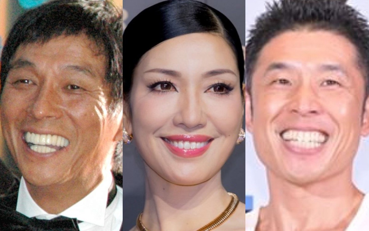 (左から)明石家さんま、アンミカ、なかやまきんに君