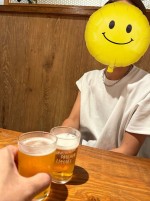ベストスコア更新し祝杯！　※「井上裕介（NON STYLE）」ブログ