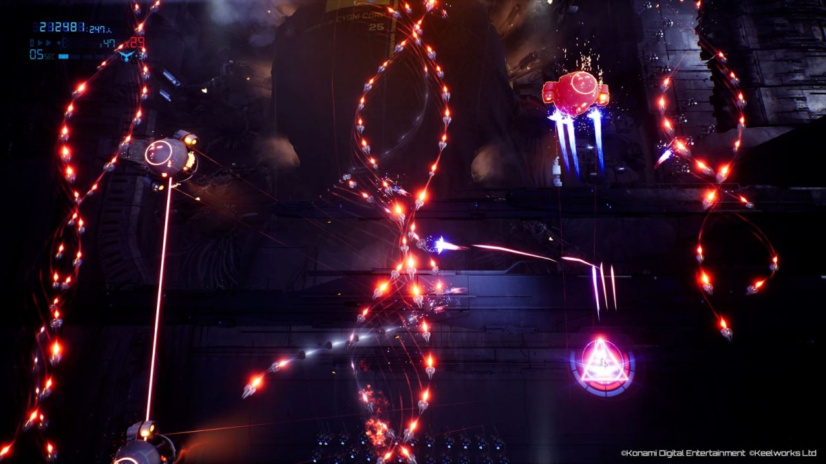 KONAMI、縦スクロール型シューティングゲーム『CYGNI: All Guns Blazing』が2024年8月6日に発売決定