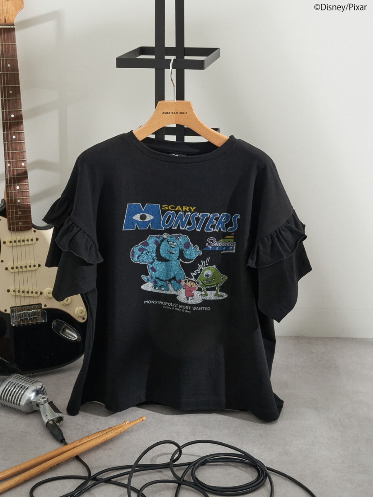 20242627「フロッキーPtフェード加工T」＆「フリルTシャツ」