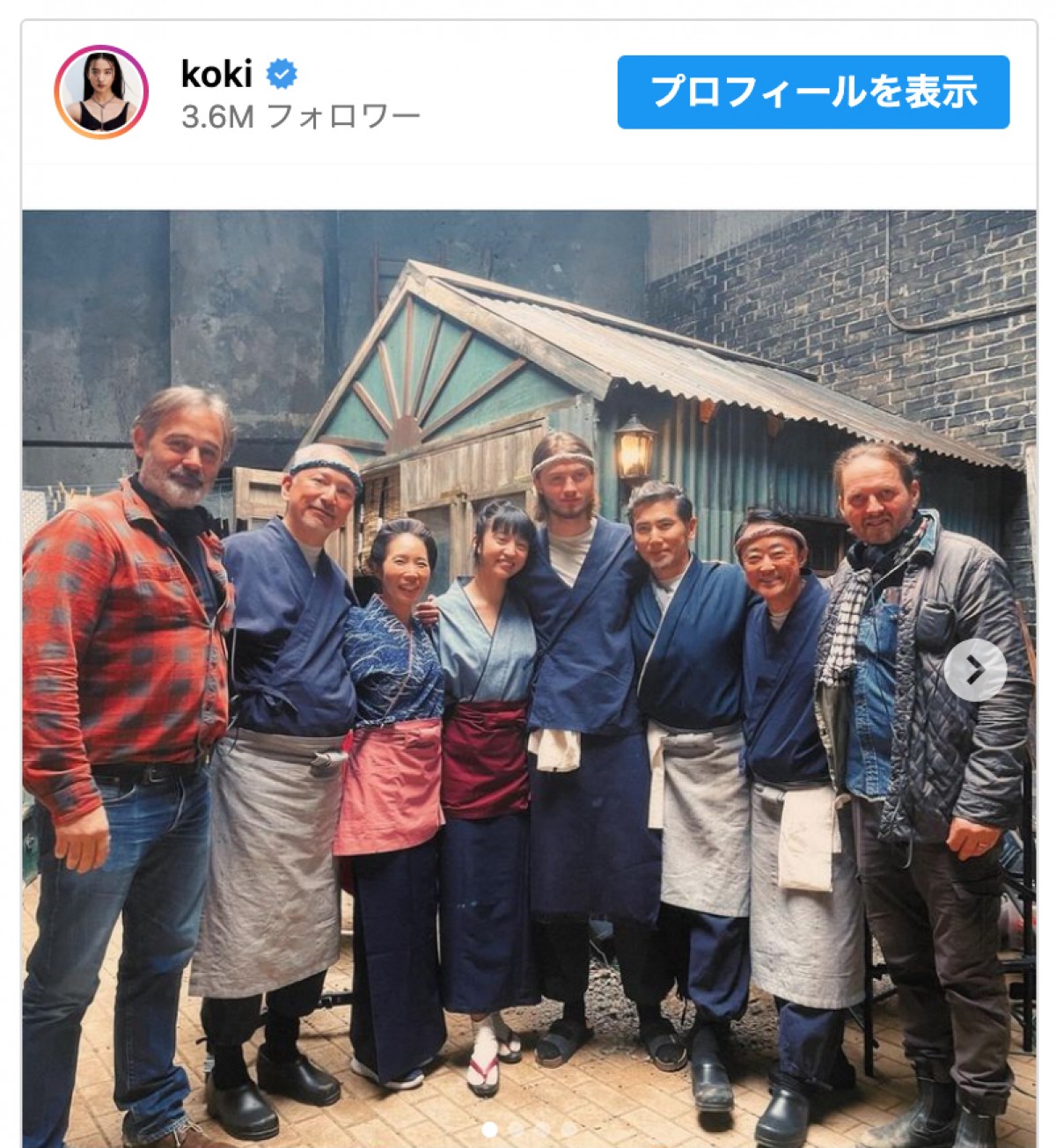 Koki,海外デビュー作となる映画『Touch』のアメリカ公開を報告 ※「Koki,」インスタグラム