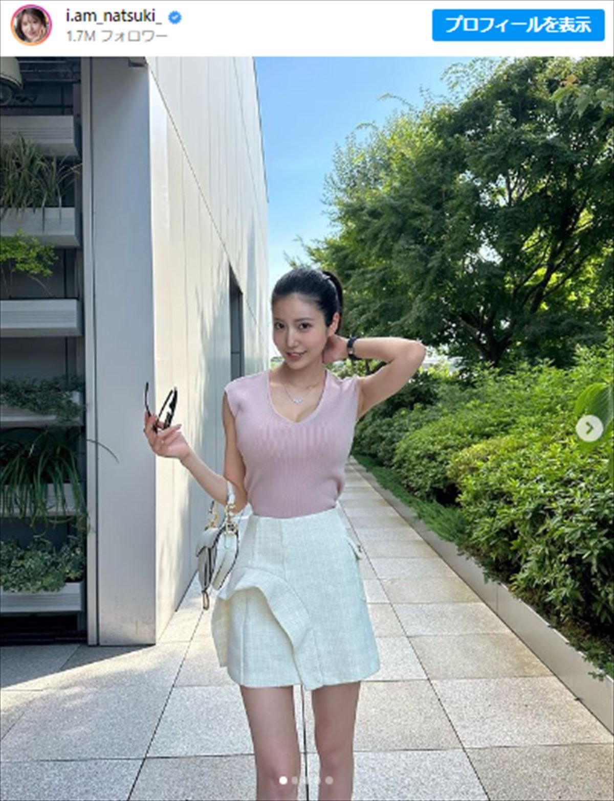 「令和の峰不二子」阿部なつき24歳、カチューシャ姿に絶賛の声「可愛すぎる」「天使ですね」
