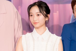 横溝菜帆、映画『インサイド・ヘッド２』吹替版完成披露舞台挨拶に登場