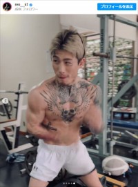 平本蓮、シャドーを披露　※「平本蓮」インスタグラム