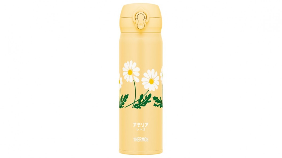サーモス「アデリアレトロ」の真空断熱ボトル発売へ！ レトロな花柄や