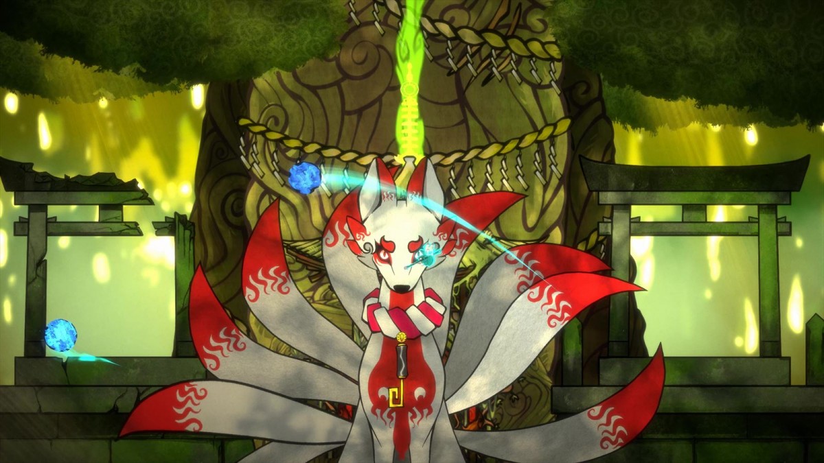 美麗な和風世界をちっちゃな妖怪が華麗に飛び回る　探索型2Dアクションゲーム『ボウと月夜の碧い花』が本日発売