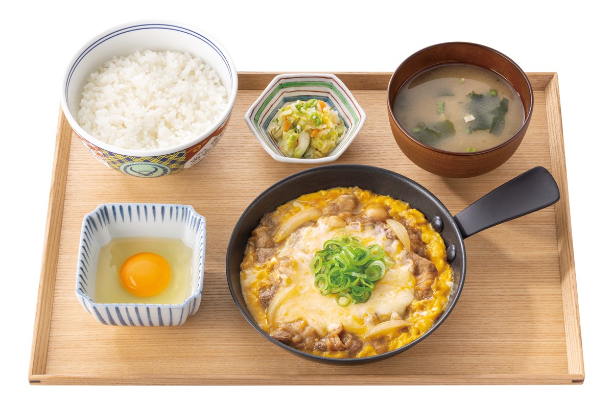 20240819「月見牛とじ丼」＆「月見牛とじ御膳」