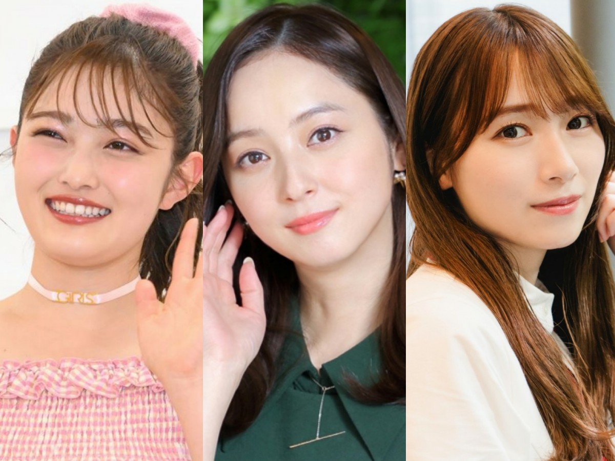(左から)井上咲楽、佐々木希、守屋麗奈