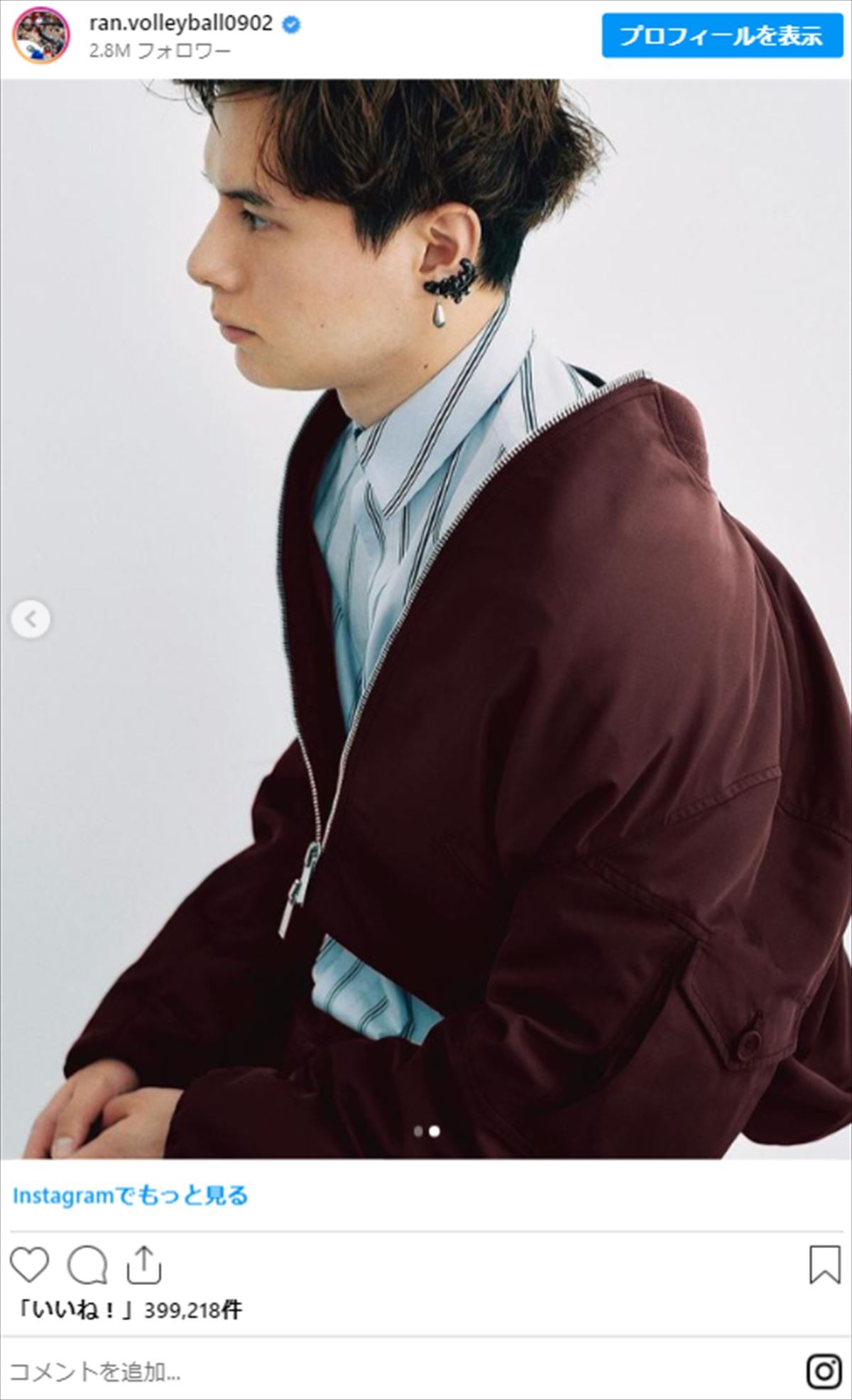 高橋藍、スーツや浴衣、モデル姿も！　試合外での爽やかショットまとめ