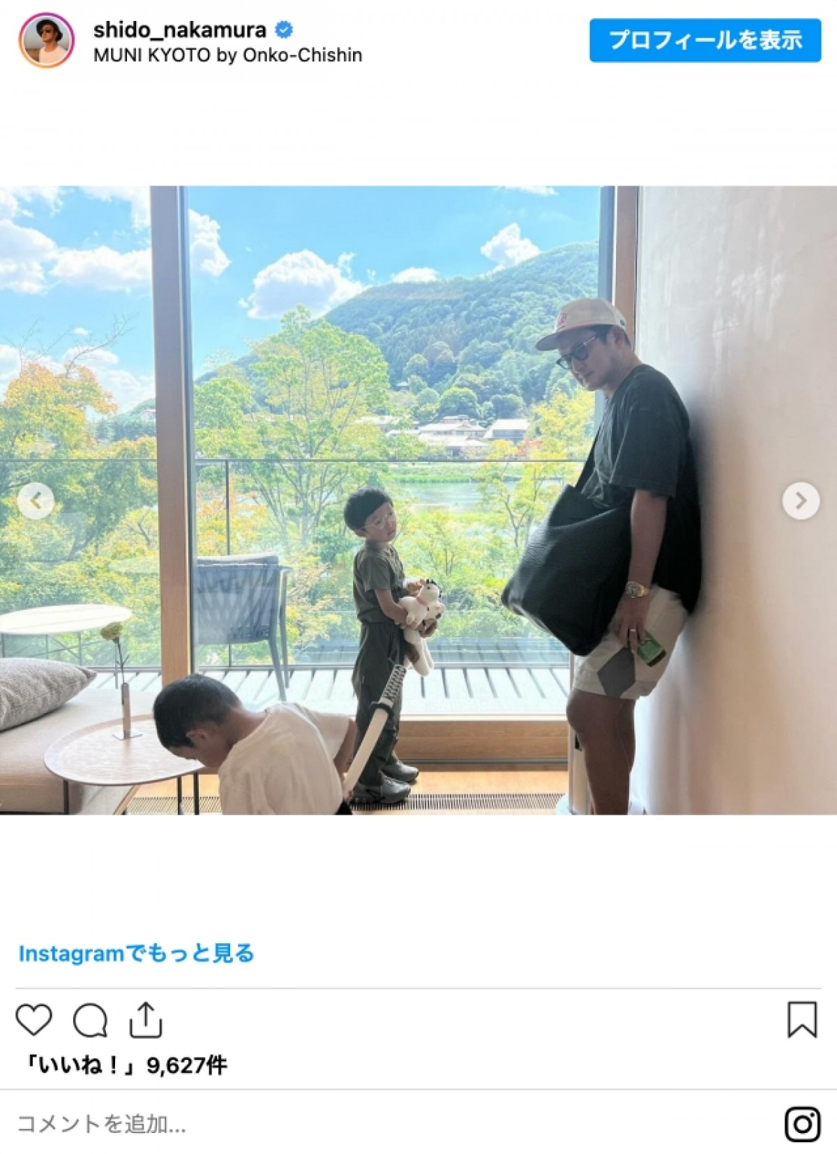 中村獅童、6歳長男＆4歳次男と寄り添う寝姿ショットに“ほのぼの”とファン癒される