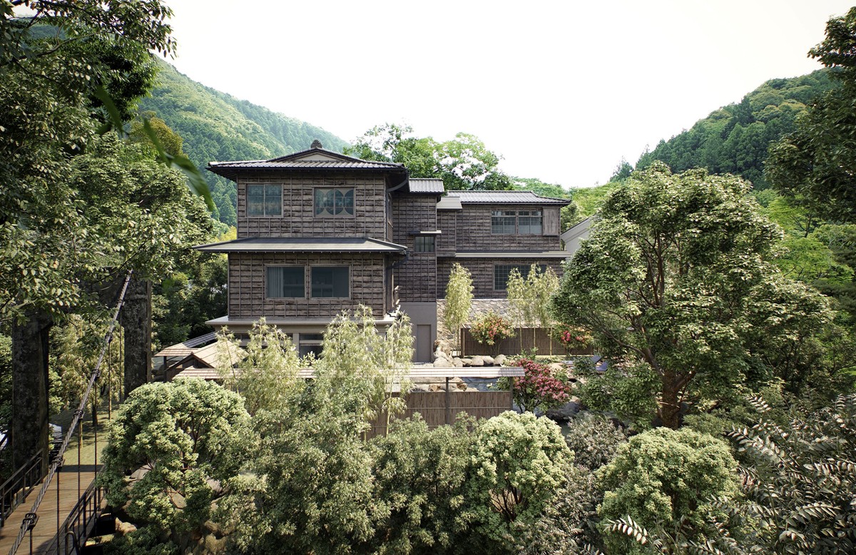 静岡に“露天温泉＆サウナ付き1棟貸し宿”誕生へ！　登録文化財の3階建て建物を活用