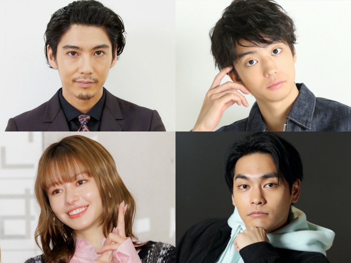 (左上から時計回りに)賀来賢人、伊藤健太郎、柳楽優弥、山本舞香