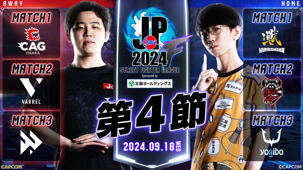 「ストリートファイターリーグ: Pro-JP 2024 Division F」第4節結果速報が到着