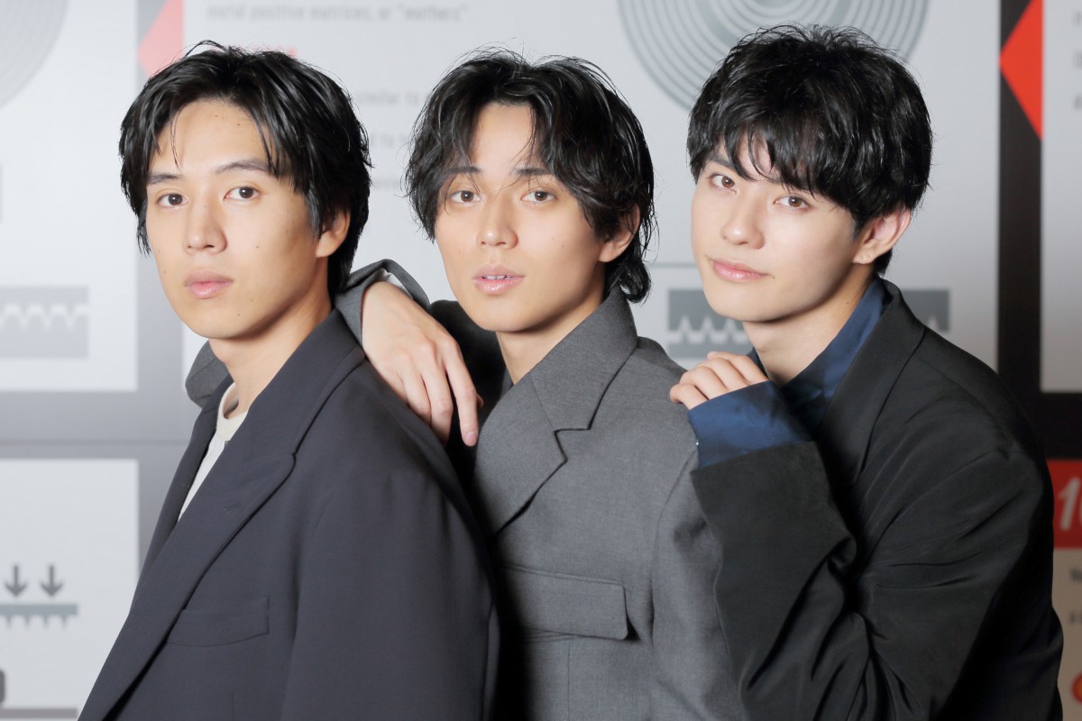 (左から)坂東龍汰、永瀬廉、前田拳太郎