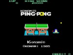 『アーケードアーカイブス コナミのピンポン』スクリーンショット