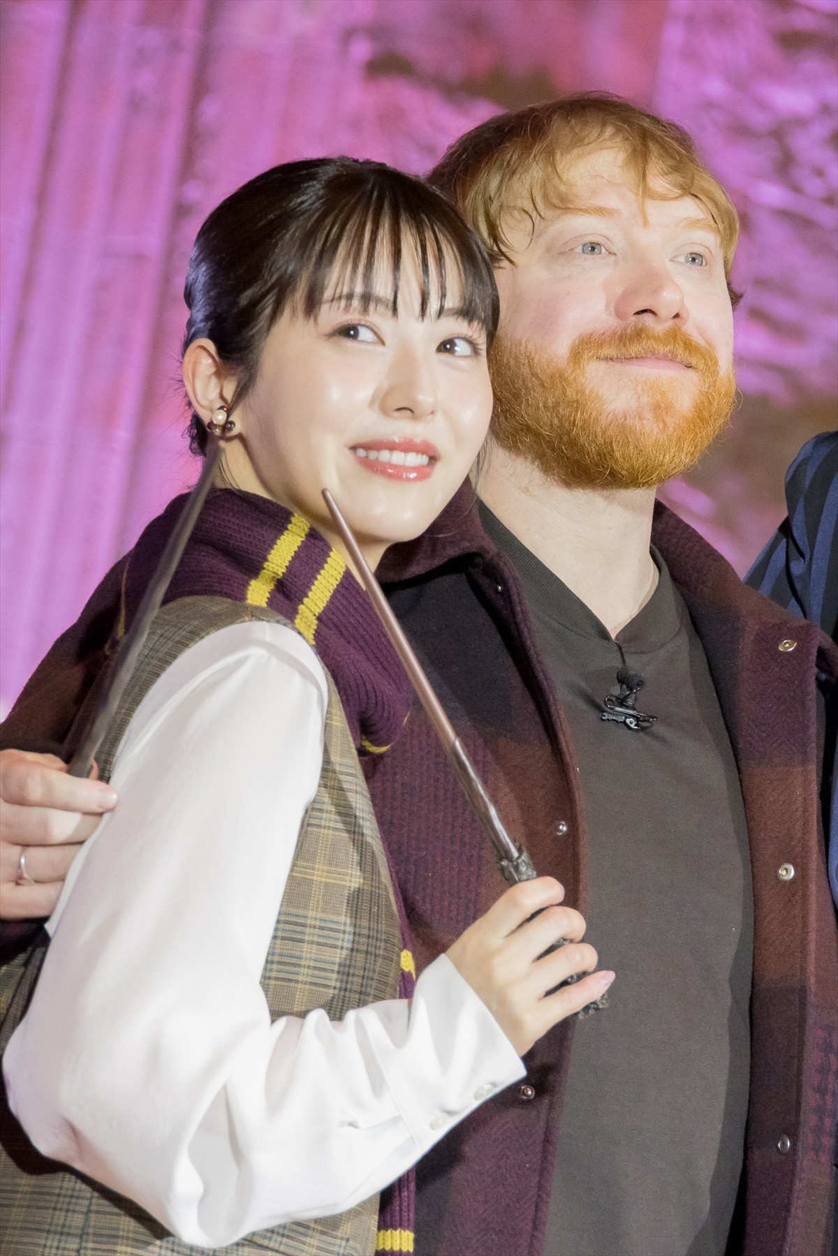 浜辺美波、『ハリー・ポッター』ロン役ルパート・グリントとの対面に感激「ただただ映画を見ているよう」