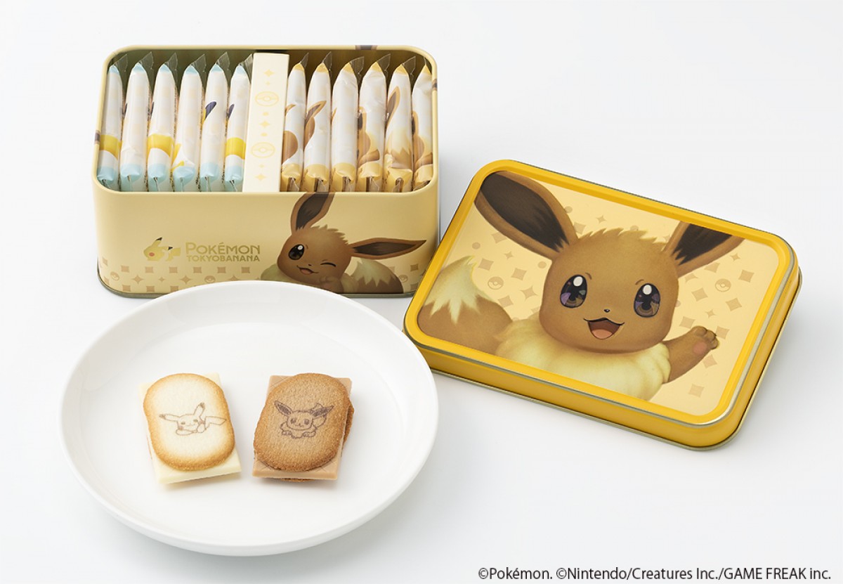 ポケモン東京ばな奈から“イーブイ缶”登場! シリーズ初のスペシャルステッカー付き