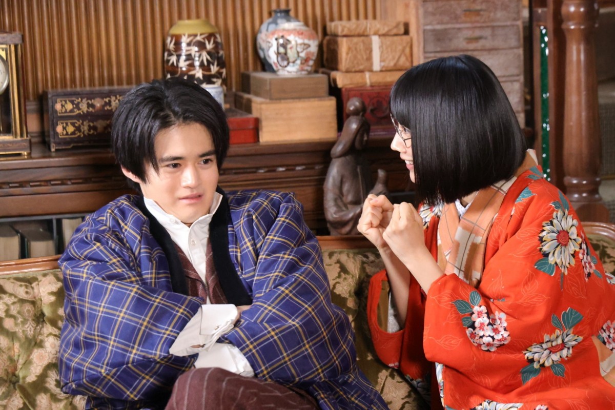 『嘘解きレトリック』“左右馬”鈴鹿央士、“鹿乃子”松本穂香への嘘のない褒め言葉にネット悶絶「キュンとしちゃった」