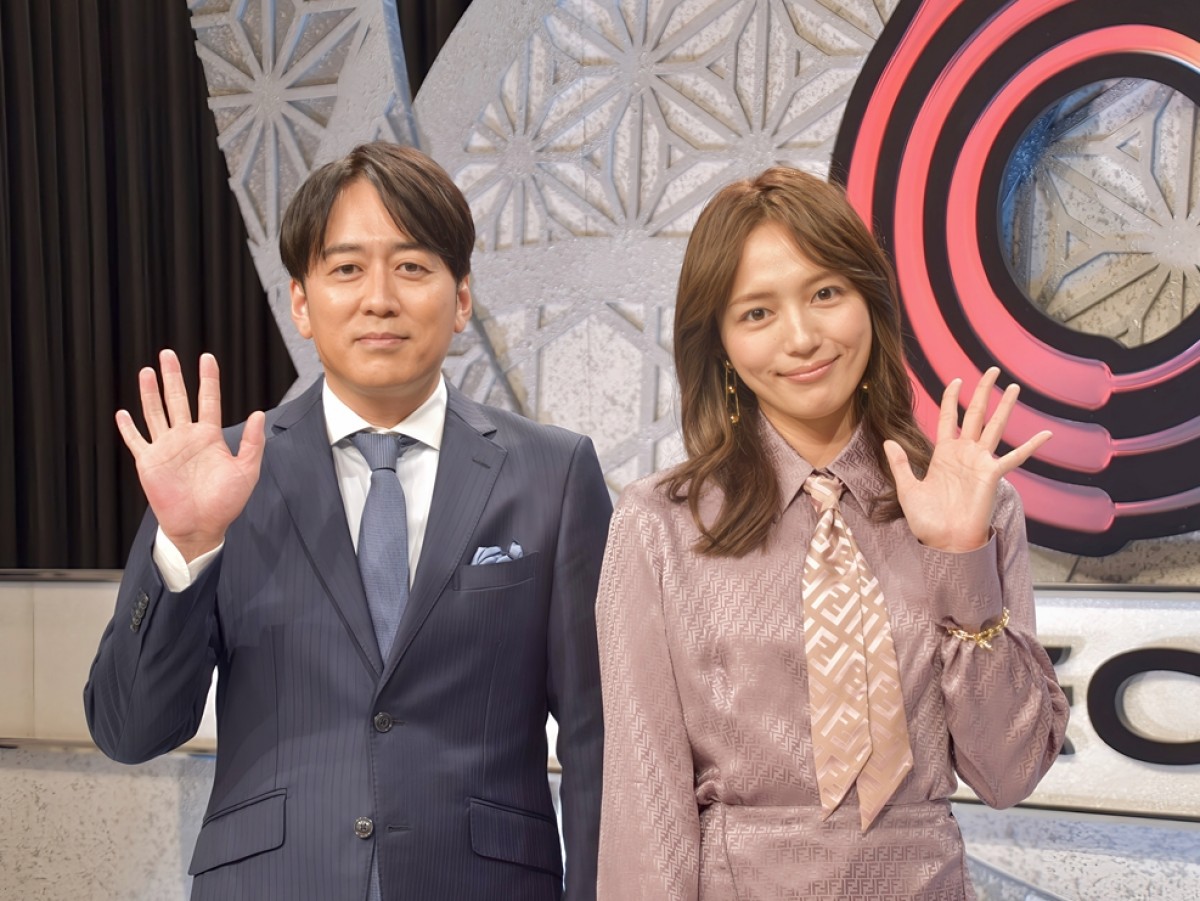 安住紳一郎&川口春奈、『第66回 輝く!日本レコード大賞』司会者発表記者会見に登場
