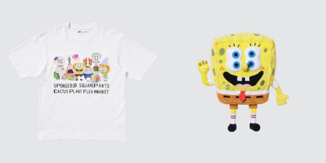 『スポンジ・ボブ』×ユニクロ「UT」がコラボ! 象徴的なシーンをモチーフにしたデザイン