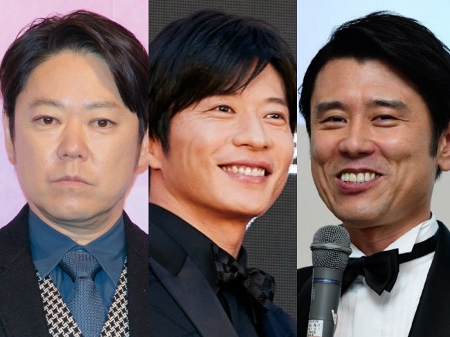 (左から)阿部サダヲ、田中圭、原田泰造