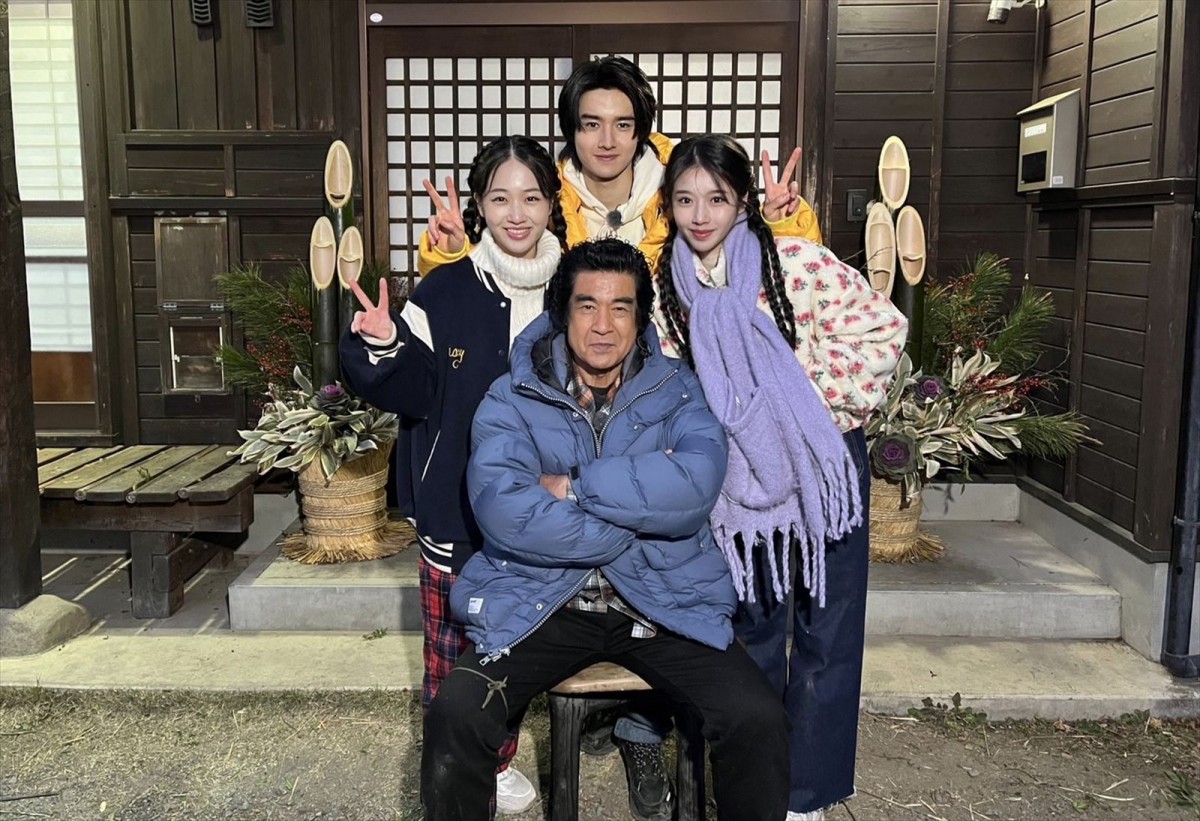 藤岡弘、ファミリーが田舎体験！　美男美女な3きょうだい集合、父の“苦悩話”に長女涙も　今夜の『金スマ』