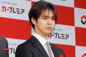 GENERATIONS・片寄涼太、「カープレミア」新CM発表会に登場