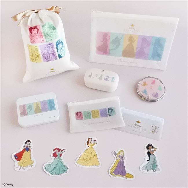 キャンドゥ“ディズニープリンセス”アイテム登場！　ポーチなど日常使いしやすいラインナップ