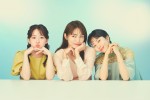 金曜ドラマ『9ボーダー』主演の（左から）畑芽育、川口春奈、木南晴夏