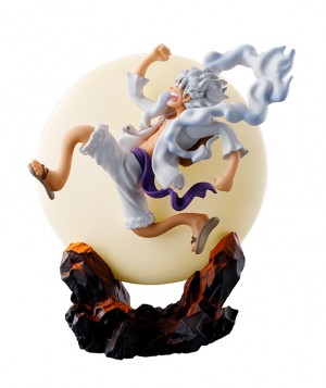 『ONE PIECE』の名シーンがジオラマに！ “ギア5”を再現したフィギュア全4種登場へ