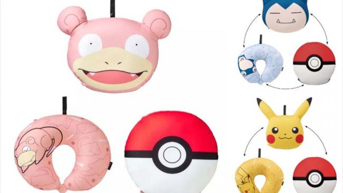 ヴィレヴァン『ポケモン』のトラベルグッズが登場！ ネックピローに