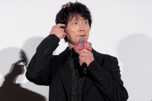 佐々木蔵之介、『映画 マイホームヒーロー』初日舞台挨拶に登場