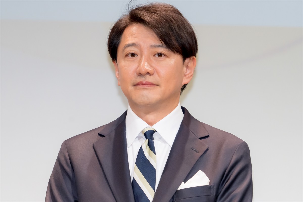 青井実、『Live News イット!』記者発表会に登場