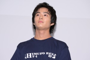 山岡樹、映画『氷室蓮司』完成披露舞台挨拶に登場