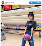 ほしのあき47歳、ポニテ＆デニムでボーリング　変わらぬかわいさに「一生可愛い」「憧れます」