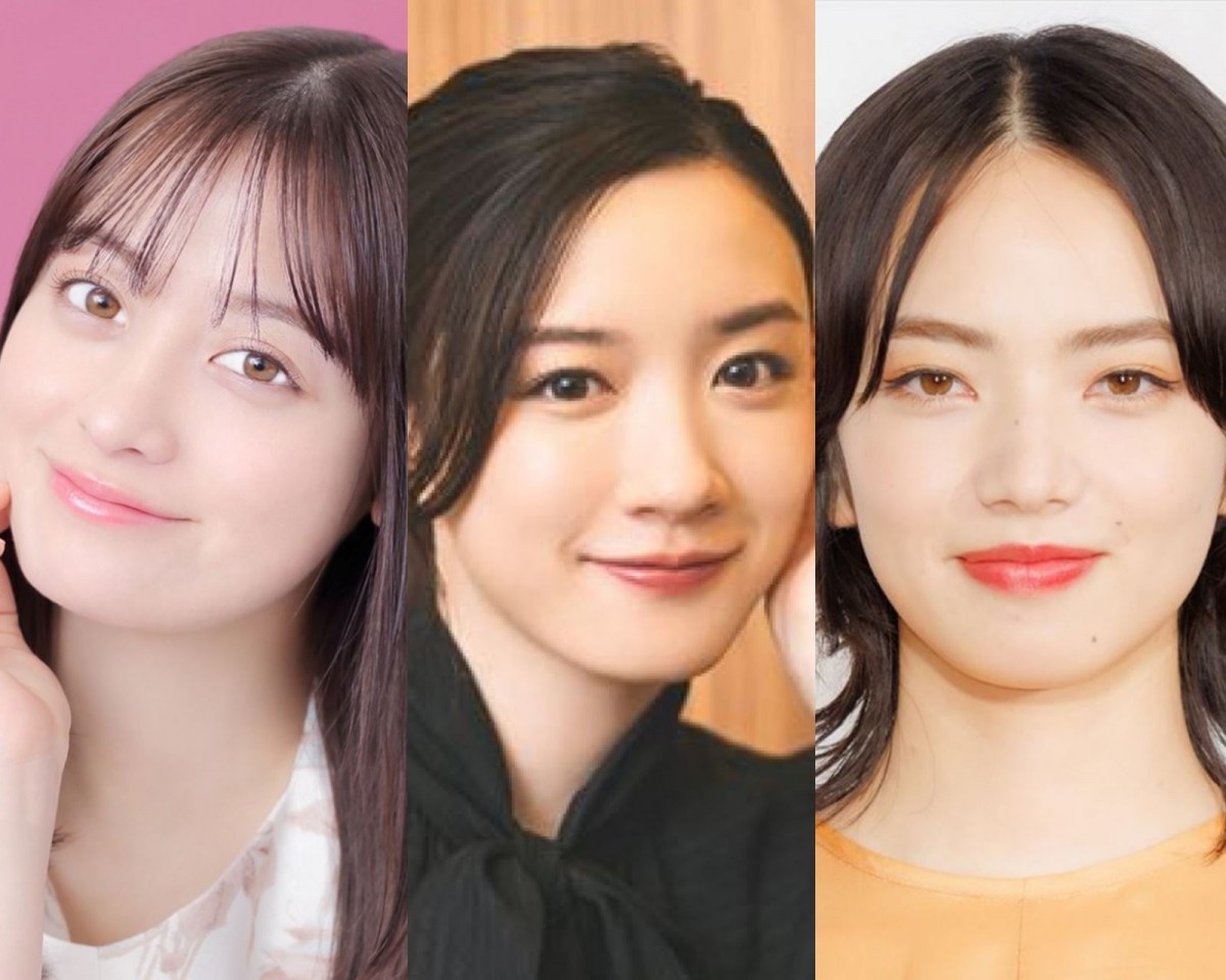 (左から)橋本環奈、永野芽郁、小松菜奈